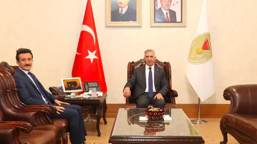 Vali Ünlüer Başsavcı Şener’i Makamında Ağırladı