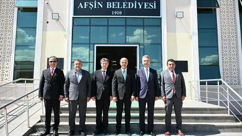 KSÜ Rektörü Okumuş’tan Afşin’e Ziyaret