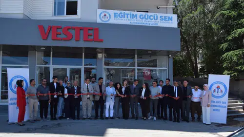 Eğitim Gücü Sen Kahramanmaraş Şubesi 1. Olağan Genel Kurulu ve Şube Ofisi Açılışı Gerçekleştirildi