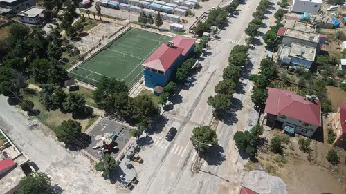 Kahramanmaraş'ta yaya ulaşımına 2 kilometre yeni kaldırım yatırımı!