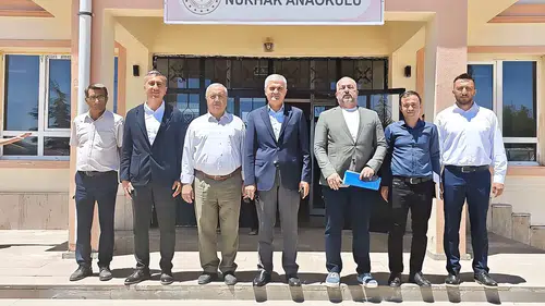 İl Millî Eğitim Müdürü Akpınar Nurhak'ta Eğitim Kurumlarını Ziyaret Etti