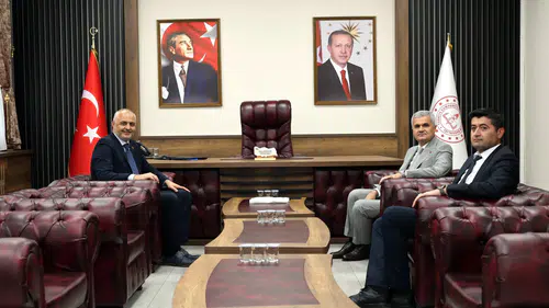 Andırın Belediye Başkanı Gökşen'den İl Milli Eğitim Müdürlüğü Ziyareti