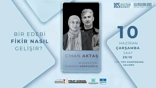 Kahramanmaraş'ta Edebiyat Söyleşisi: Yazar Cihan Aktaş, yaratım sürecini paylaşacak!