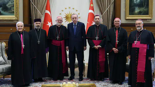 Cumhurbaşkanı Erdoğan, Külliye'de ağırladı