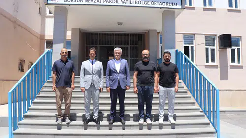 Turan Akpınar Göksun'da Eğitim Kurumlarını İnceledi