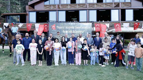 Şehit ve Gazi Çocuklarına Başkonuş'ta Karne Şöleni