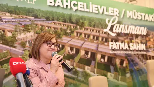 Gaziantep'te 20 Bin Bahçeli Ev Projesi Tanıtıldı