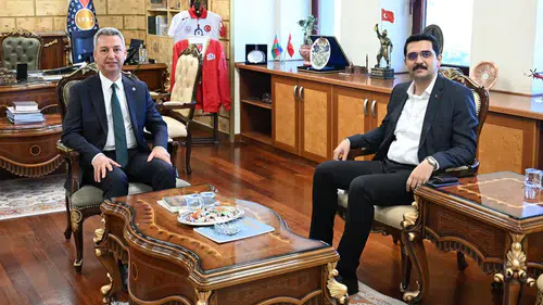 Pazarcık Kaymakamı Teke’den KSÜ’ye Ziyaret