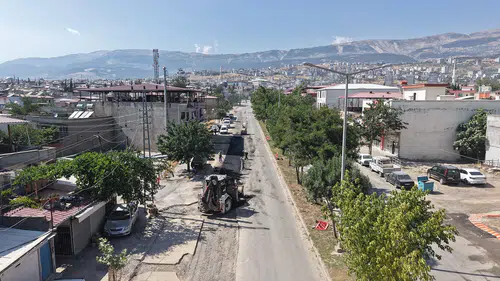 Köroğlu Caddesi'nde Altyapı Tamamlandı, Asfalt Çalışmaları Son Aşamaya Geldi