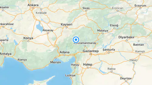 Kahramanmaraş Göksun'da 3.6 Büyüklüğünde Deprem