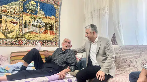 Başkan Gürbüz'den Kore Gazisi Ali Doğan'a Ziyaret