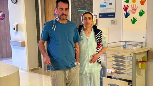 Erzurum'da 19 yıllık eşine karaciğerini verdi