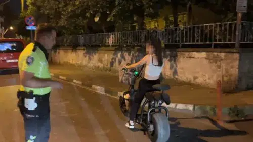Alkollü Elektrikli Bisiklet Sürücüsüne 50 Bin TL Ceza!