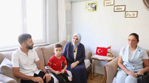 Selma Ünlüer’den Gazi Hakan Kamalak ve Ailesine Vefa Ziyareti