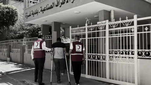 Türk Kızılay'dan Gazze'de ampüte bireylere protez desteği