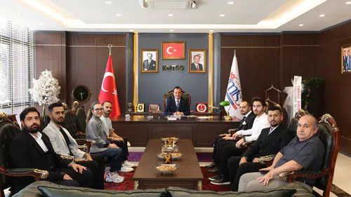 KMTSO Başkanı Buluntu Genç MÜSİAD Heyetiyle Buluştu