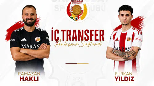 Onikişubatspor’da İki İç Transfer Hamlesi!