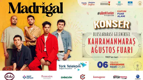 Madrigal 6 Ağustos’ta KAFUM’da Sahne Alacak