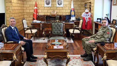 Tuğgeneral Mahmut Sert’ten KSÜ Rektörüne Veda Ziyareti