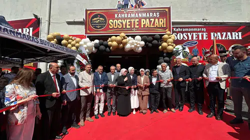 Kahramanmaraş Sosyete Pazarı Yeni Yerinde Açıldı