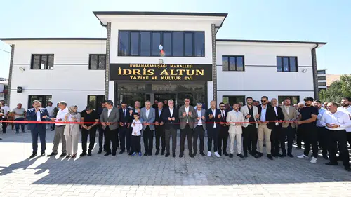Elbistan'da İdris Altun Taziye ve Kültür Evi'nin açılışı yapıldı!