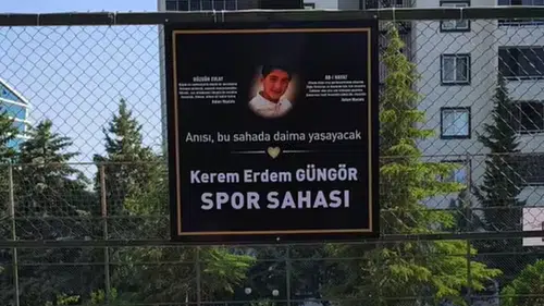 Kerem Erdem’in İsmi Futbol Sahasında Yaşatılacak