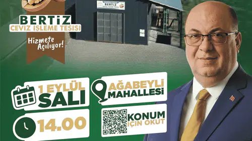 Kahramanmaraş’ta Ceviz Üreticisine Yeni Tesis