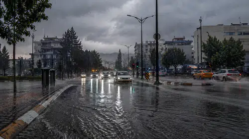 Kahramanmaraş’ta Ağustos Gününde Sağanak Şoku