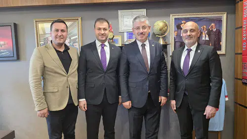 Başkan Gül Ve Beraberindeki Heyet Çopuroğlu’nu Ziyaret Etti