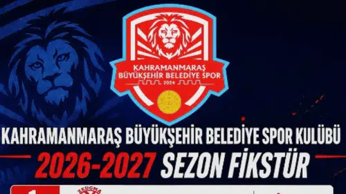 Kahramanmaraş Büyükşehir Belediyespor’un Fikstürü Belli Oldu