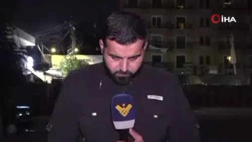 Lübnanlı Muhabir Canlı Yayında Hava Saldırısında Yaralandı