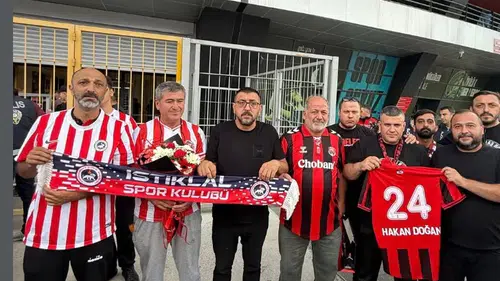 İki şehrin taraftarları Hakan Doğan için buluştu