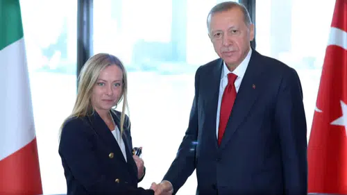 Cumhurbaşkanı Erdoğan'dan Meloni'ye tebrik