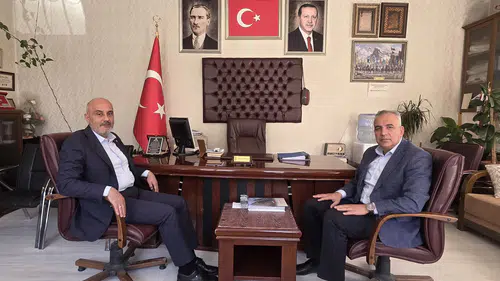 AK Parti İl Başkanı Burak Gül’den Ramazan Gürbak’a Ziyaret