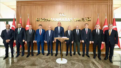 Bakan Ersoy Kahramanmaraş Valiliğini Ziyaret Etti