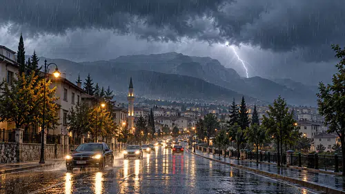 Kahramanmaraş’ın 4 İlçesinde Sağanak Yağış Uyarısı