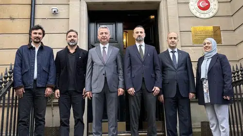 Rektör Okumuş’tan Edinburgh Eğitim Ataşesi Onur Ak’a Ziyaret