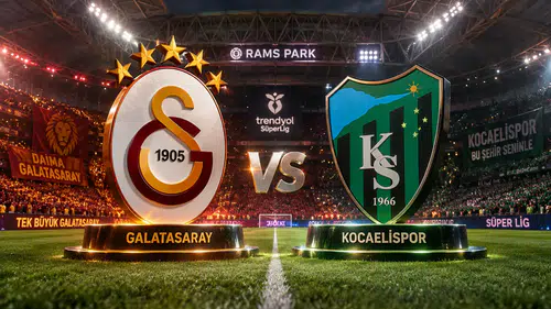 Galatasaray - Kocaelispor maçı ilk 11'i açıklandı