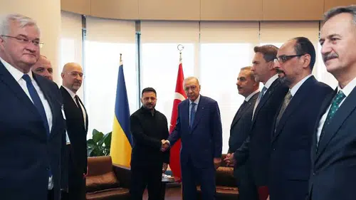 Erdoğan ile Zelenskiy New York’ta Türkevi’nde Görüştü
