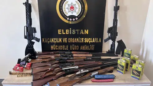 Elbistan’da Kaçak Silah Baskını: 1 Tutuklama