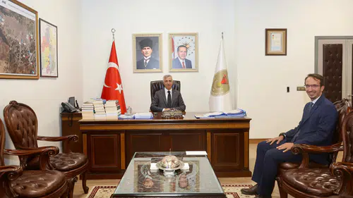 Hakim Topdemir, Vali Ünlüer’in Konuğu Oldu