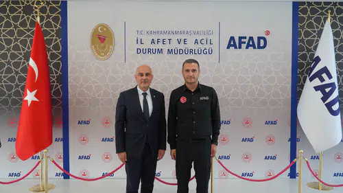 Burak Gül’den AFAD İl Müdürü Erdal Kan’a Ziyaret