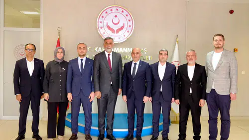 Burak Gül ve İl Yönetiminden Emre Çalğan’a Ziyaret