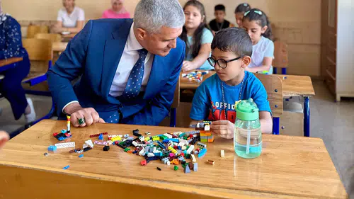 İl Milli Eğitim Müdürü Akpınar Pazarcık’taki Eğitim Yatırımlarını İnceledi