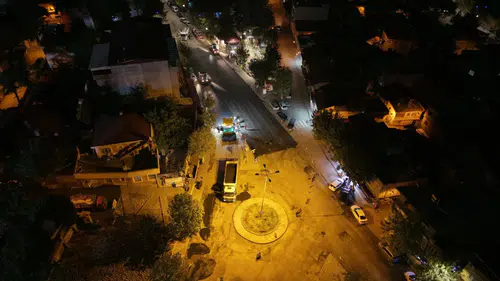 Kahramanmaraş'ta Bayazıtlı Bulvarı'nda kapsamlı ulaşım dönüşümü devam ediyor