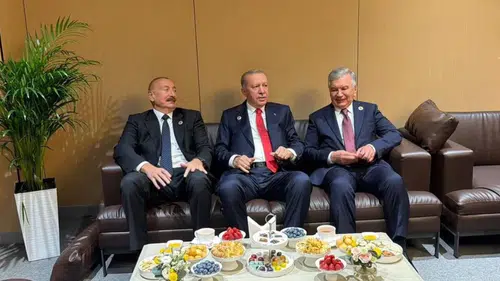 Erdoğan, Aliyev ve Mirziyoyev ile Bişkek’te Görüştü