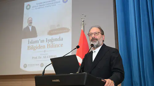 Ali Erbaş’tan KSÜ’de Bilgi ve Bilinç Üzerine Konferans