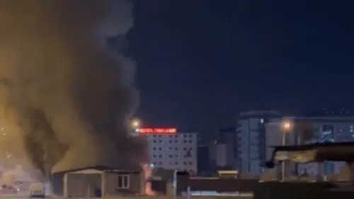 Kahramanmaraş’ta İş Yerinde Yangın Paniği