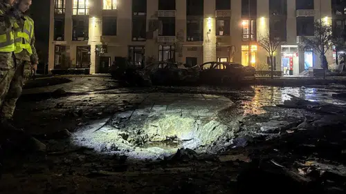 Kiev’de 25 Katlı Binaya İHA Saldırısı: 2 Can Kaybı, 9 Yaralı