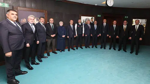 Kahramanmaraş heyetinden Bakan Çiftçi'ye ziyaret